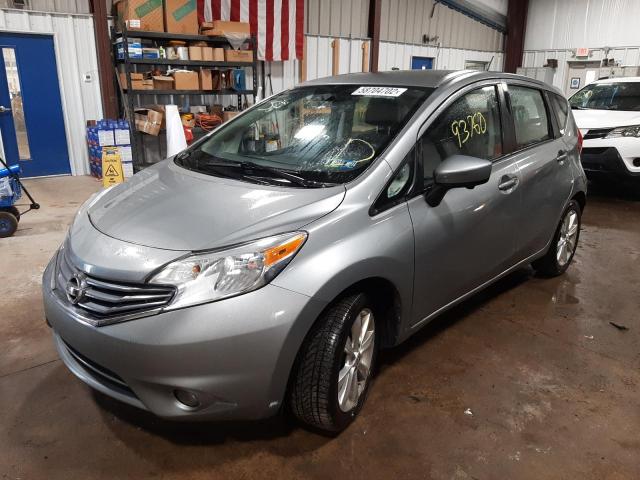 3N1CE2CP5FL445643 - 2015 NISSAN VERSA NOTE SILVER photo 2