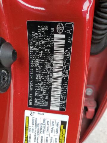 2T1BU40EX9C130502 - 2009 TOYOTA COROLLA BASE  照片 10