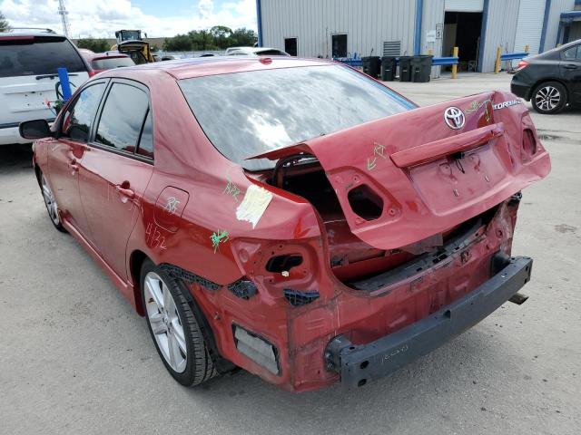 2T1BU40EX9C130502 - 2009 TOYOTA COROLLA BASE  photo 3