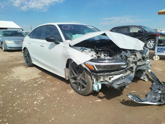 2HGFE2F51NH525471 - 2022 HONDA CIVIC SPOR WHITE photo 1