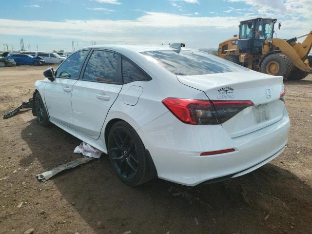 2HGFE2F51NH525471 - 2022 HONDA CIVIC SPOR WHITE photo 3