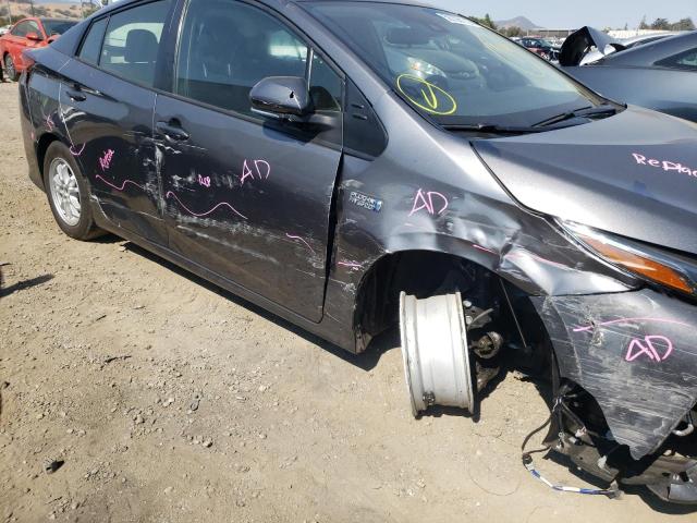 JTDKAMFP7M3170667 - 2021 TOYOTA PRIUS PRIM 石墨色 照片 9