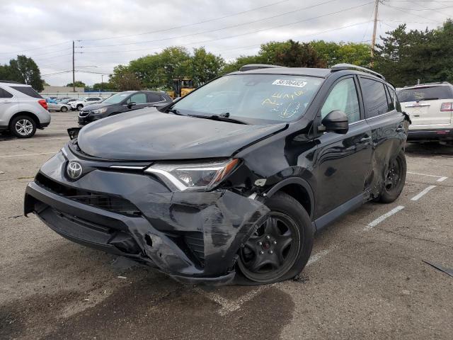 2T3BFREV2JW807732 - 2018 TOYOTA RAV4 LE BLACK photo 2