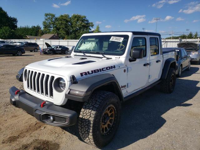 1C6JJTBGXML562609 - 2021 JEEP GLADIATOR WHITE photo 2