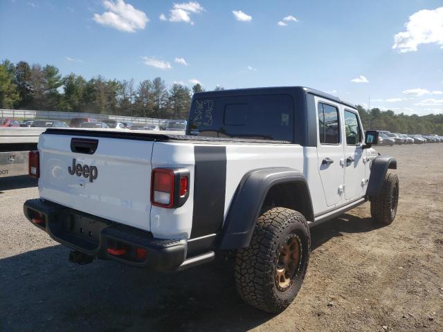 1C6JJTBGXML562609 - 2021 JEEP GLADIATOR WHITE photo 4