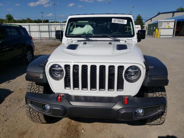 1C6JJTBGXML562609 - 2021 JEEP GLADIATOR WHITE photo 9