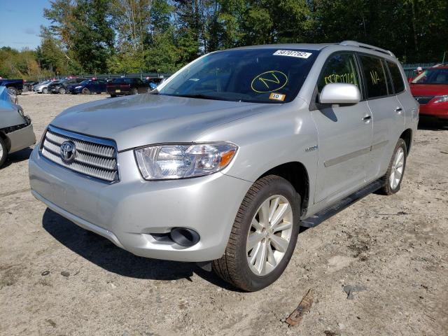 JTEEW44A082016340 - 2008 TOYOTA HIGHLANDER SILVER photo 2