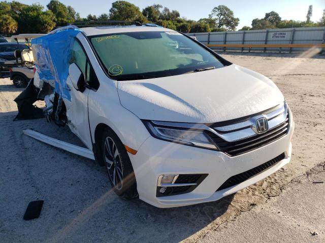 5FNRL6H91LB062906 - 2020 HONDA ODYSSEY EL WHITE photo 1