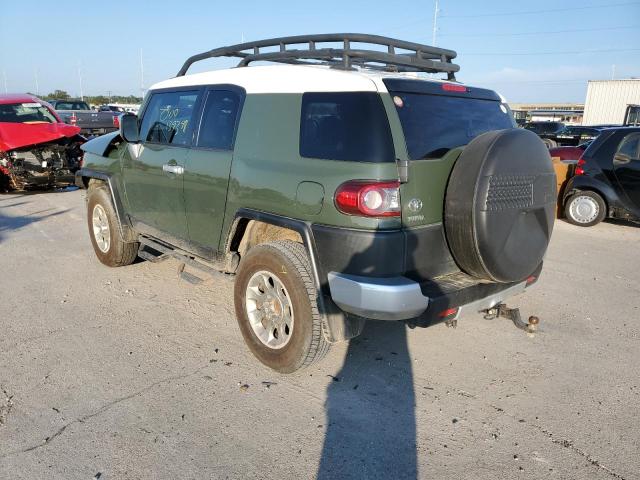 JTEBU4BF0CK129236 - 2012 TOYOTA FJ CRUISER GREEN photo 3