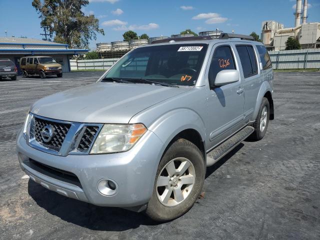 5N1AR18U18C617811 - 2008 NISSAN PATHFINDER SILVER photo 2