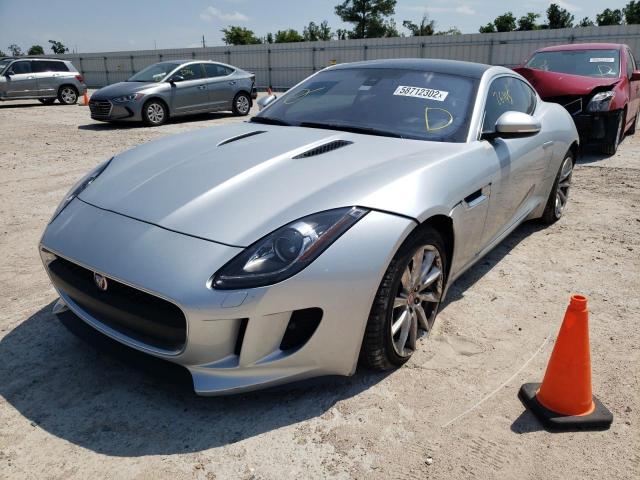 SAJWA6AT7H8K39921 - 2017 JAGUAR F-TYPE SILVER photo 2