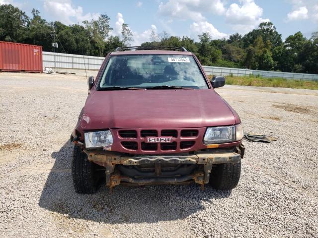 4S2DM58W724312019 - 2002 ISUZU RODEO SPOR RED photo 9