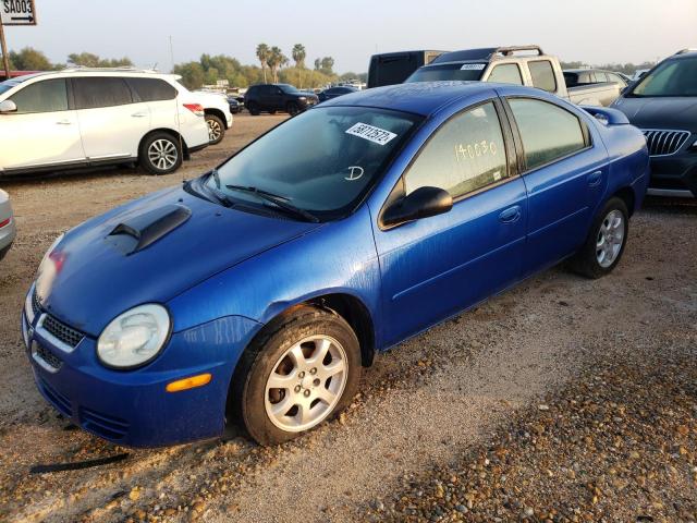 1B3ES56C15D186857 - 2005 DODGE NEON SXT BLUE photo 2