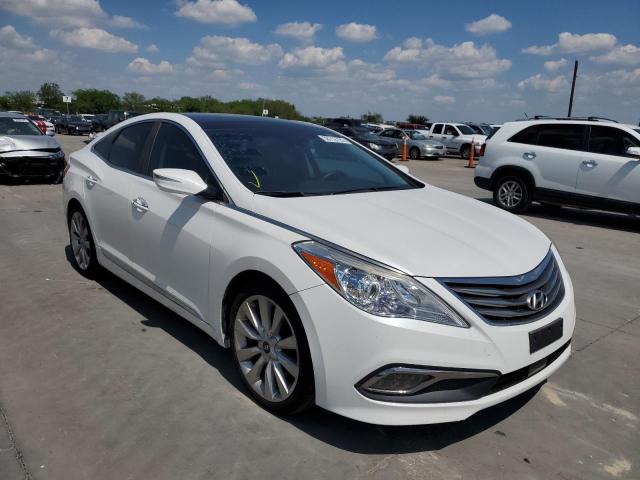 KMHFH4JG3HA591528 - 2017 HYUNDAI AZERA LIMI WHITE photo 1