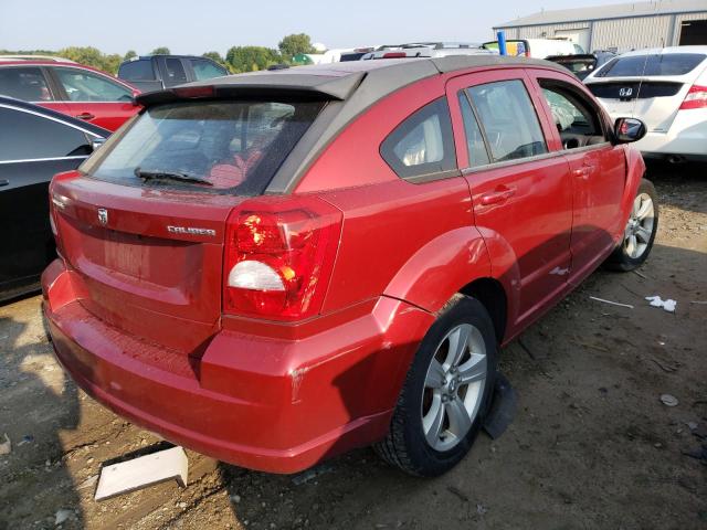 1B3CB3HA3AD568177 - 2010 DODGE CALIBER MA RED photo 4