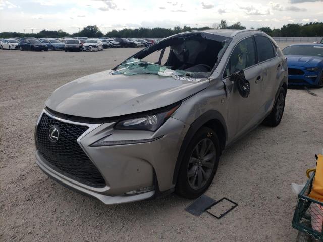 JTJYARBZ2H2080012 - 2017 LEXUS NX 200T BA SILVER photo 2