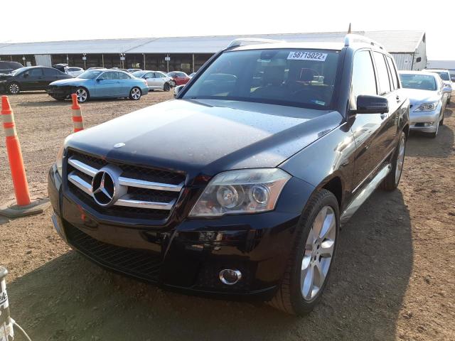 WDCGG8HB8AF355134 - 2010 MERCEDES-BENZ GLK 350 4M BLACK photo 2