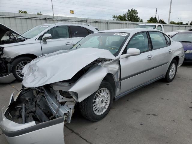 2G1WF55K129193258 - 2002 CHEVROLET IMPALA SILVER photo 2