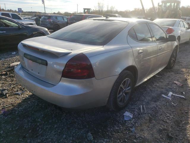 2G2WP552261254243 - 2006 PONTIAC GRAND PRIX ვერცხლისფერი ფოტო 4