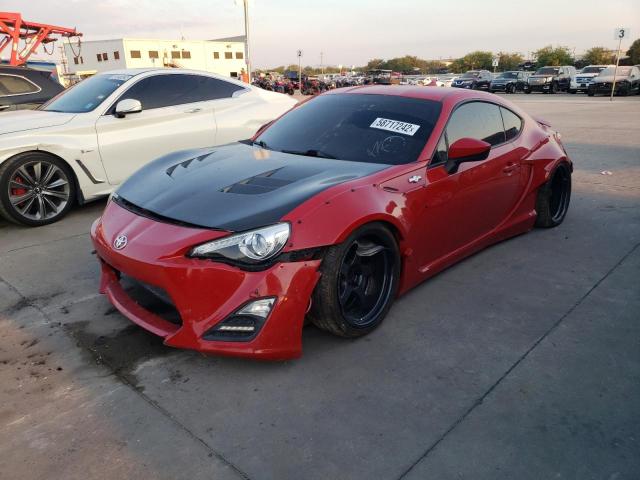 JF1ZNAA15E9709313 - 2014 TOYOTA SCION FR-S RED photo 2