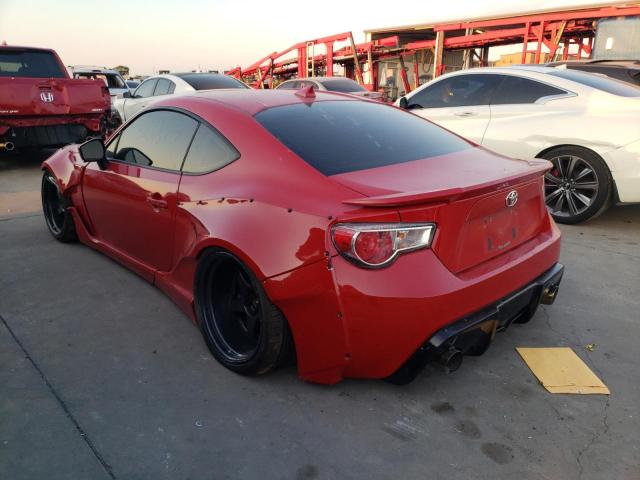 JF1ZNAA15E9709313 - 2014 TOYOTA SCION FR-S RED photo 3