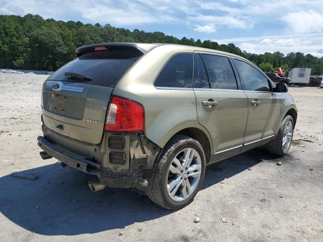 2FMDK3KC7DBA45263 - 2013 FORD EDGE LIMIT GREEN photo 4