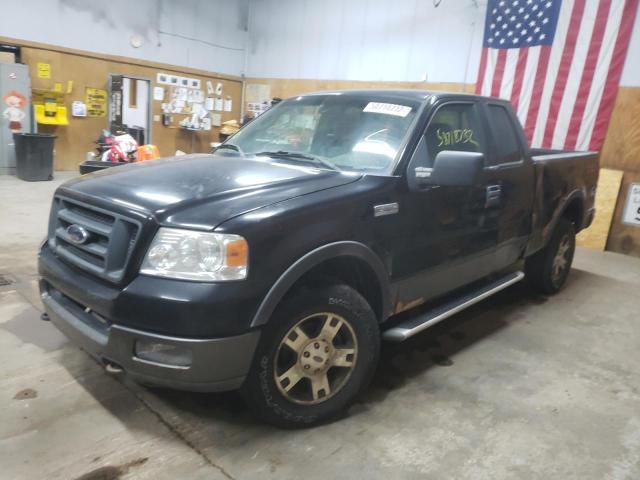 1FTPX14595NA24555 - 2005 FORD F150 BLACK photo 2