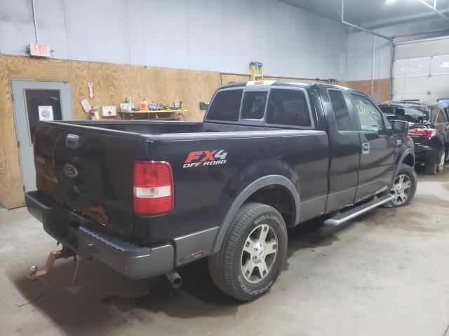 1FTPX14595NA24555 - 2005 FORD F150 BLACK photo 4