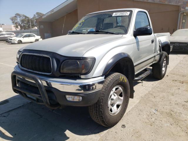 5TENM92N13Z244994 - 2003 TOYOTA TACOMA PRE SILVER photo 2