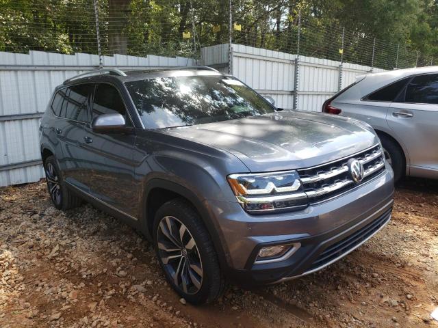 1V2NR2CA8KC605041 - 2019 VOLKSWAGEN ATLAS SEL GRAY photo 1