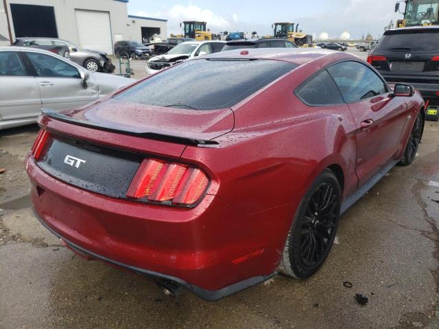 1FA6P8CF0H5344338 - 2017 FORD MUSTANG GT RED photo 4