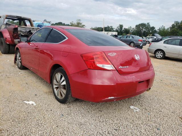 1HGCS1B36CA002758 - 2012 HONDA ACCORD LX RED photo 3