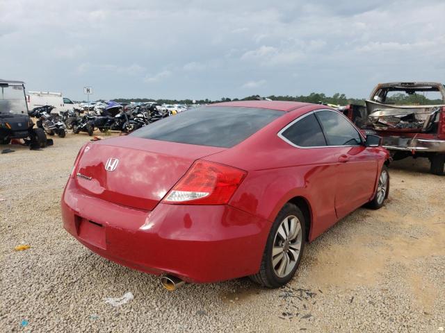 1HGCS1B36CA002758 - 2012 HONDA ACCORD LX RED photo 4