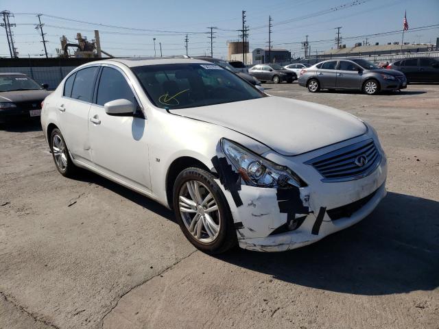 JN1CV6AR6FM524093 - 2015 INFINITI Q40 WHITE photo 1