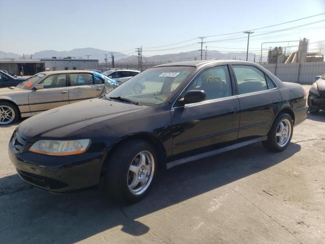 1HGCG56431A142291 - 2001 HONDA ACCORD LX BLACK photo 2