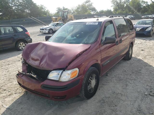 1GNDX13EX4D265881 - 2004 CHEVROLET VENTURE LU BURGUNDY photo 2