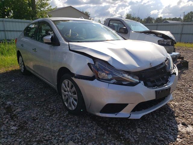 3N1AB7AP1HL640044 - 2017 NISSAN SENTRA S GRAY photo 1