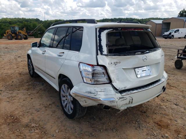 WDCGG8HB7CF938944 - 2012 MERCEDES-BENZ GLK 350 4M WHITE photo 3