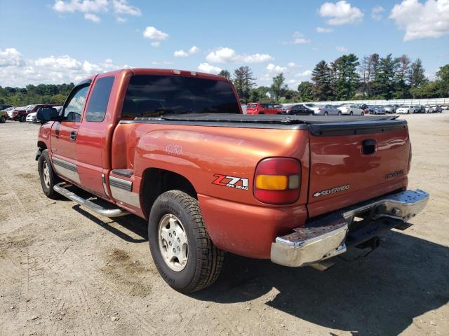 2GCEK19T811218437 - 2001 CHEVROLET SILVERADO ORANGE photo 3