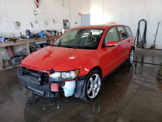 YV1MW682352054763 - 2005 VOLVO V50 T5 RED photo 2