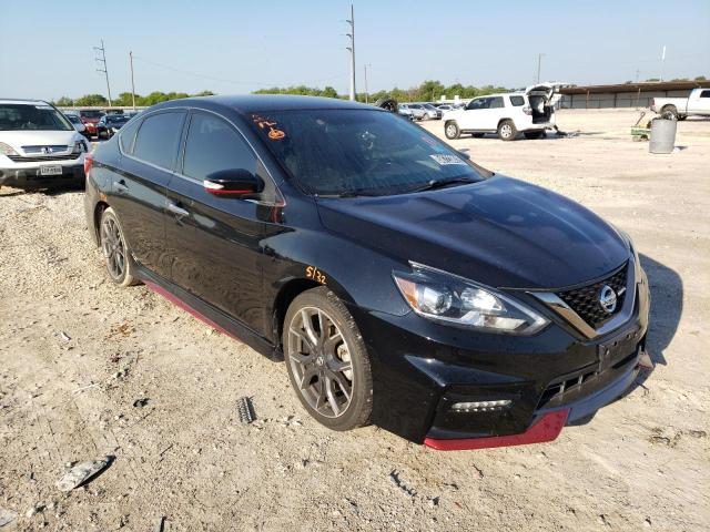 3N1CB7APXJY237438 - 2018 NISSAN SENTRA SR BLACK photo 1