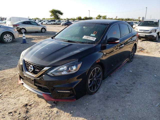 3N1CB7APXJY237438 - 2018 NISSAN SENTRA SR BLACK photo 2