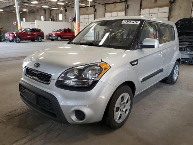 KNDJT2A57C7363716 - 2012 KIA SOUL SILVER photo 2