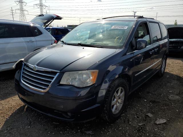 2A8HR54179R522032 - 2009 CHRYSLER TOWN & COU BLUE photo 2