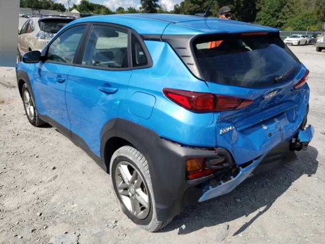 KM8K12AA7MU637230 - 2021 HYUNDAI KONA SE BLUE photo 3