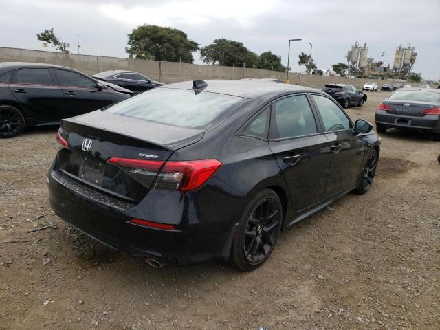 2HGFE2F51NH523686 - 2022 HONDA CIVIC SPOR BLACK photo 4