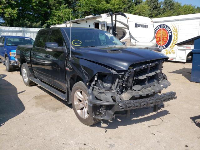 1C6RR7MTXHS611512 - 2017 RAM 1500 SPORT BLACK photo 1