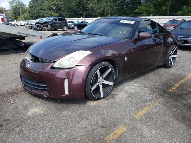 JN1AZ34D76M301670 - 2006 NISSAN 350Z COUPE MAROON photo 2