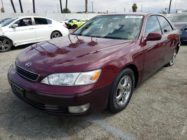 JT8BF22G8V0062619 - 1997 LEXUS ES 300 MAROON photo 2