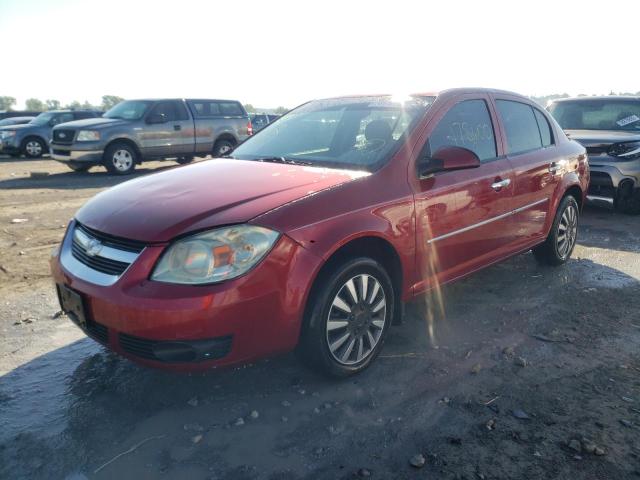 1G1AD5F59A7242960 - 2010 CHEVROLET COBALT 1LT MAROON photo 2